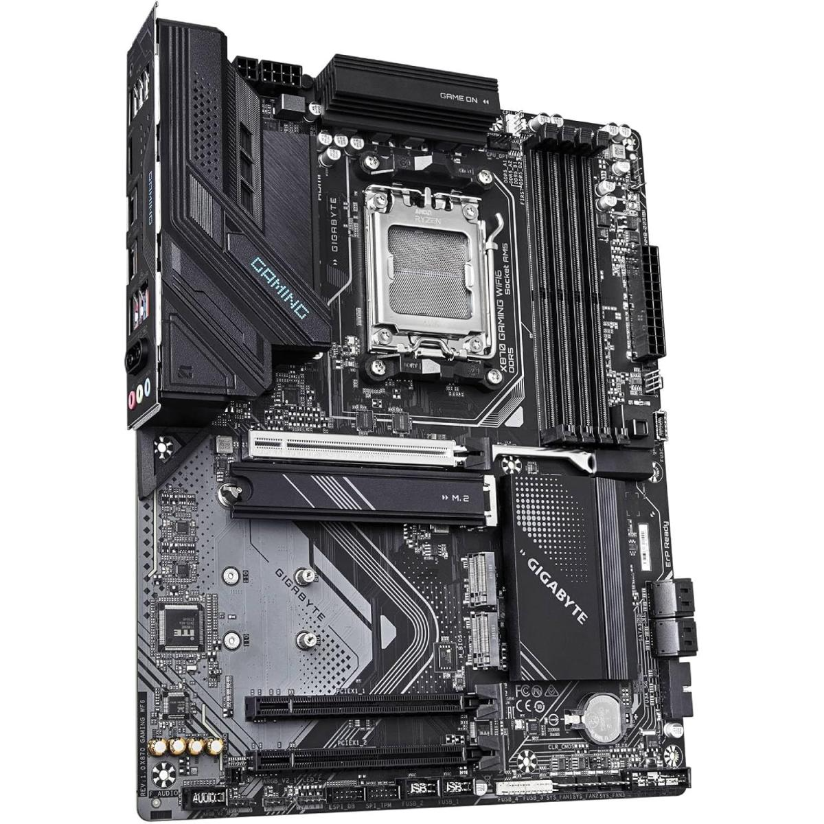GIGABYTE X870 GAMING WIFI6 AMD RYZEN 7000 8000 9000 Series AM5/DDR5/PCIe 5.0/3xM.2 - ATX Gaming Motherboard GIGABYTE X870 GAMING WIFI6 AMD RYZEN 7000 8000 9000 Series AM5/DDR5/PCIe 5.0/3xM.2 - ATX Gaming Motherboard